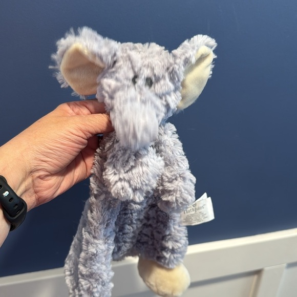 Nat and Jules Cozies Langley Lamb Plush Rattle Lovey Baby Security Blanket - Picture 3 of 5